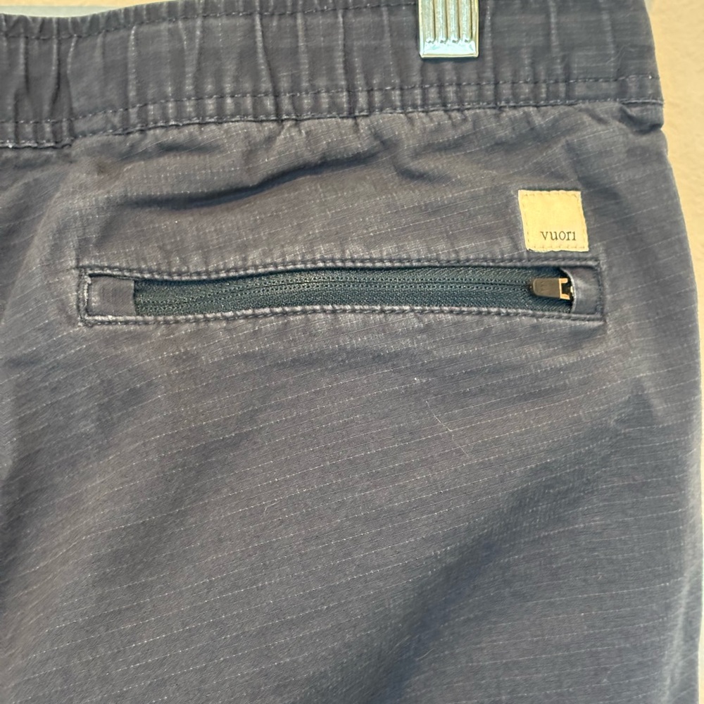 Vuori Navy Drawstring Ripstop Pants with Zip Pocket - Picture 5 of 5